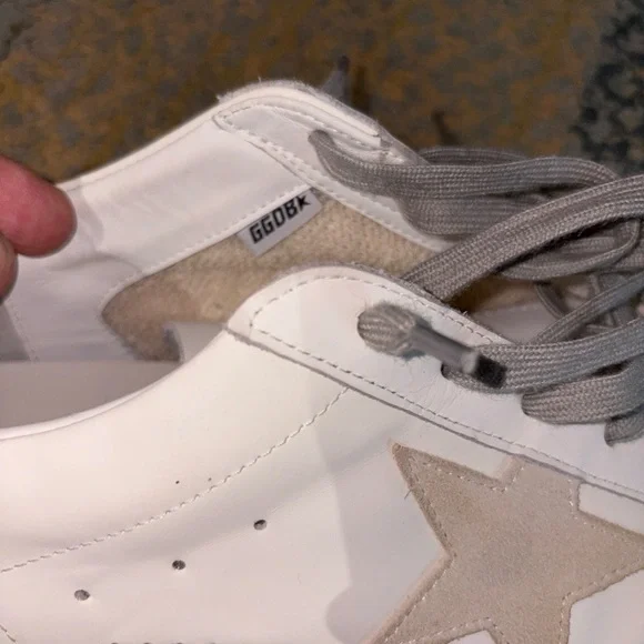 Men's Super-Star Metal-Logo Leather Low-Top Sneakers-Size-43/NWOB - Picture 11 of 12